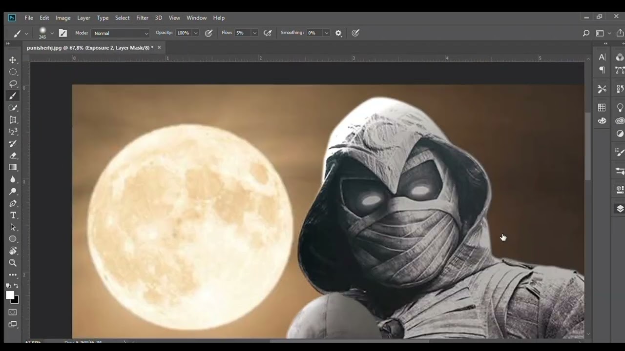 Moon Knight Poster design.