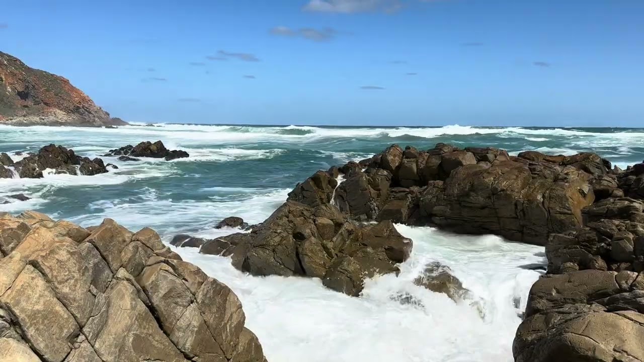 ASMR This Coast gathered you - Waves - a windy day at sea, nature sounds for sleep and grounding. 