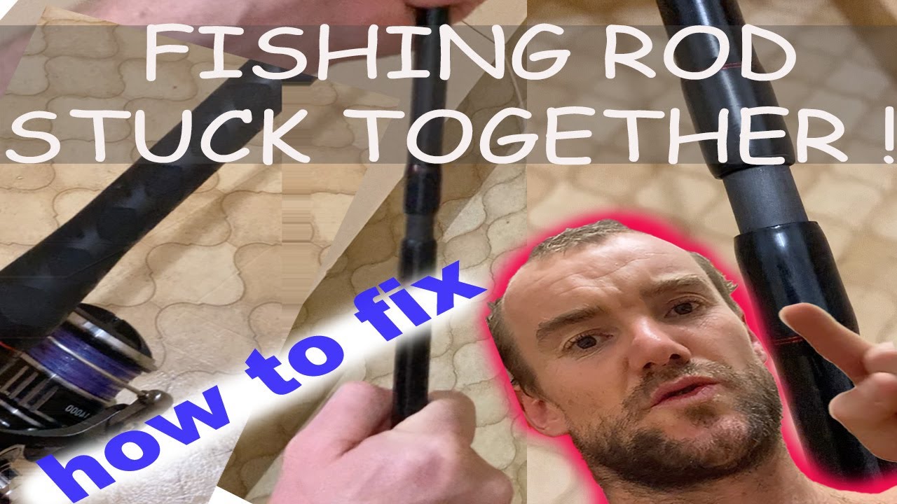 Fishing rod stuck together..!!! jammed together..!!! How to fix permenatly the easy way. prevail 2.