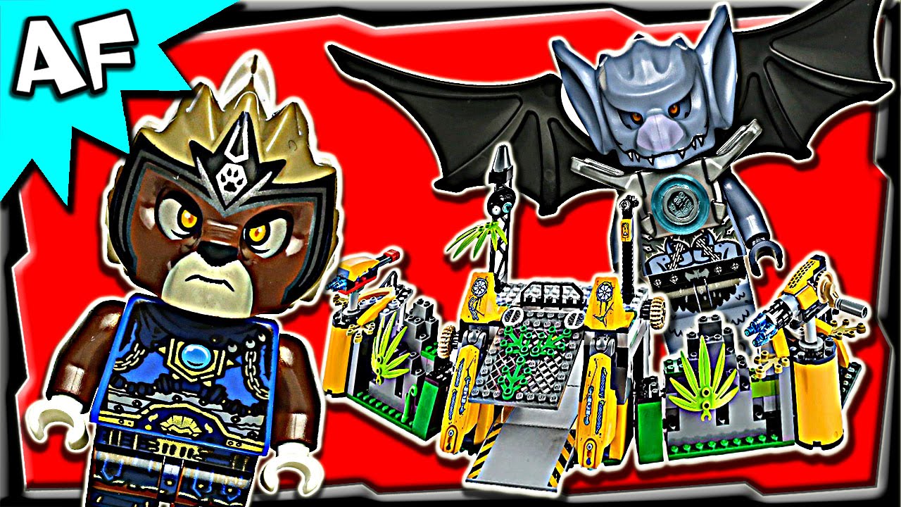 Lego Chima Lavertus' OUTLAND BASE 70134 Stop Motion Build Review