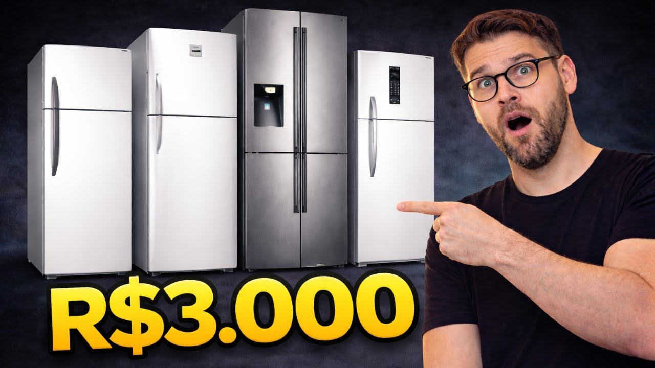 GELADEIRAS até R$3.000 - As MELHORES opções que você deve COMPRAR!