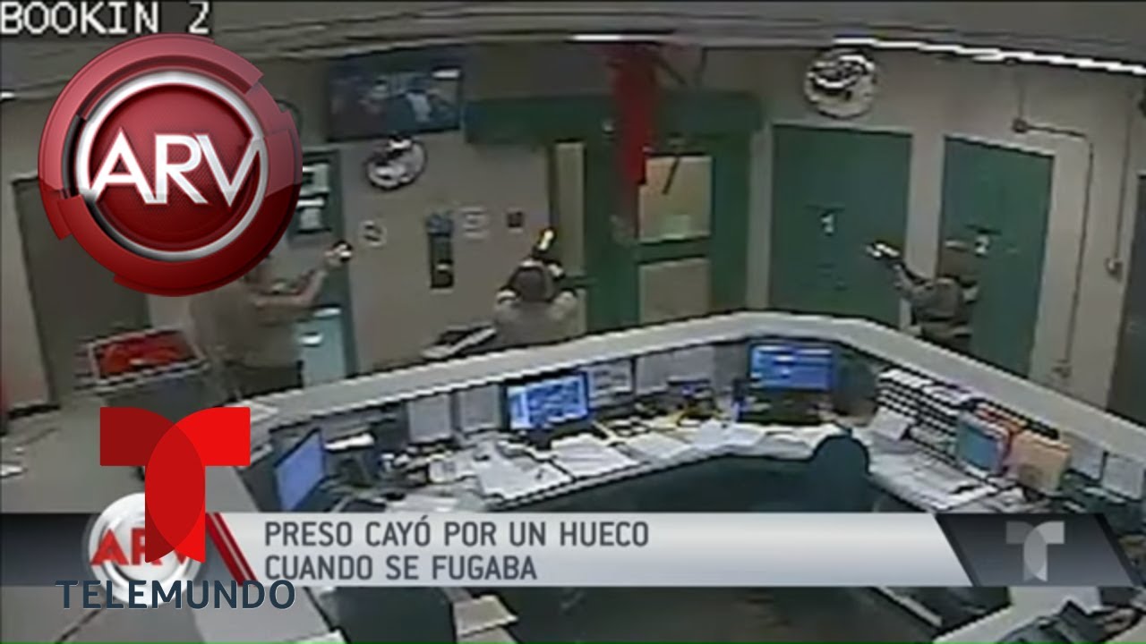 Preso intent&oacute; escapar de la c&aacute;rcel y cay&oacute; por un hueco | Al Rojo Vivo | Telemundo