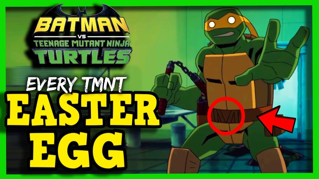 Every TMNT Easter Egg In Batman vs NINJA TURTLES The Movie