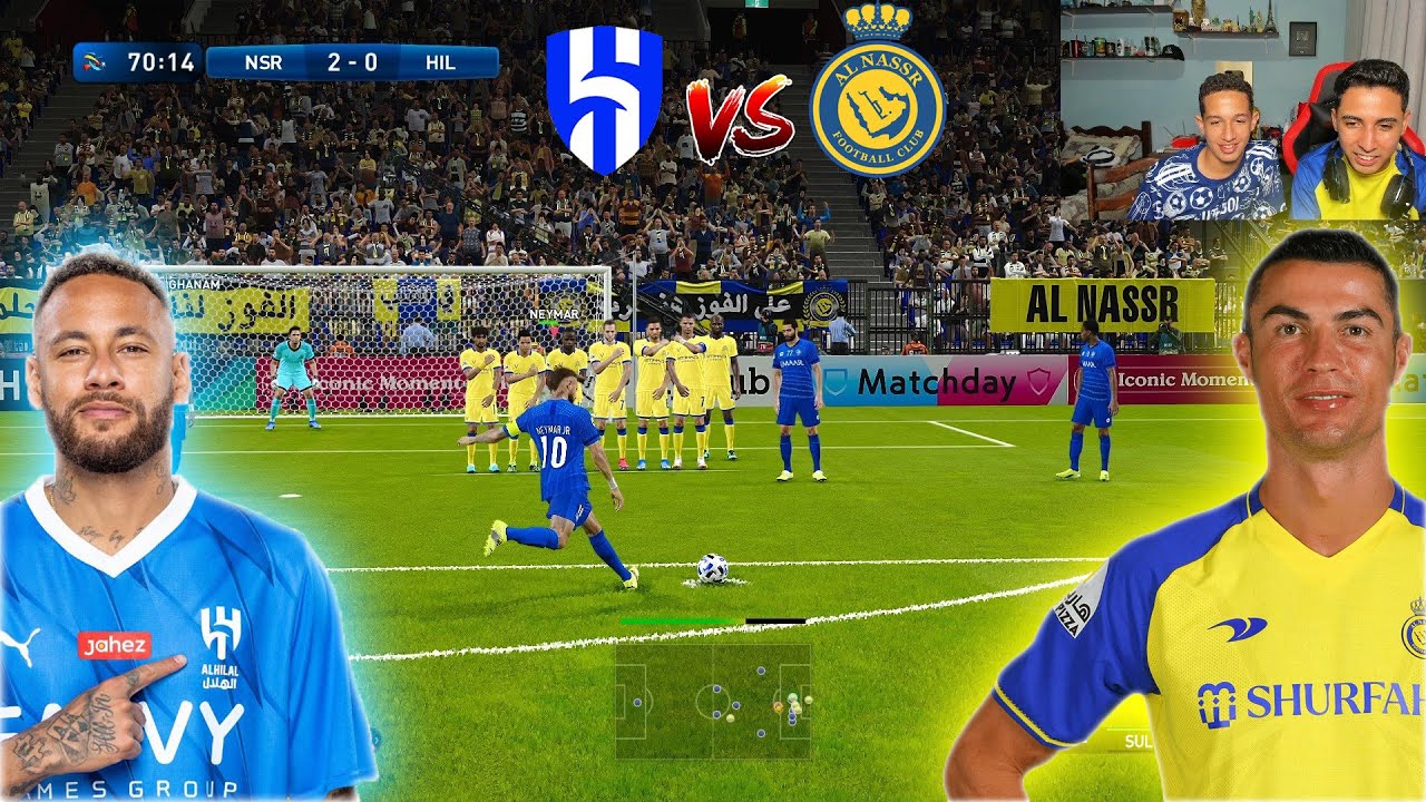 CR7 x NEYMAR O MAIOR DUELO DO FUTEBOL ÁRABE! AL NASSR vs AL HILAL ‹ Rikinho ›