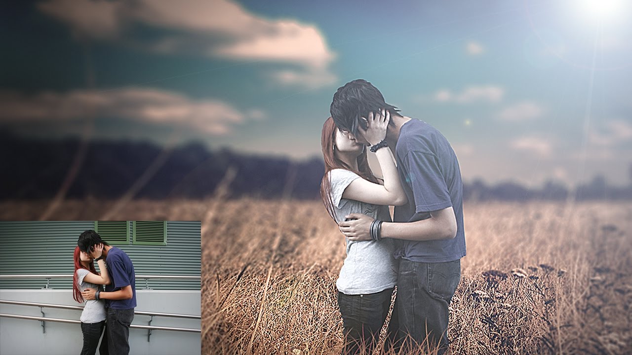 Photoshop Romantic photo effect Tutorials | Photo Manipulation Effects
