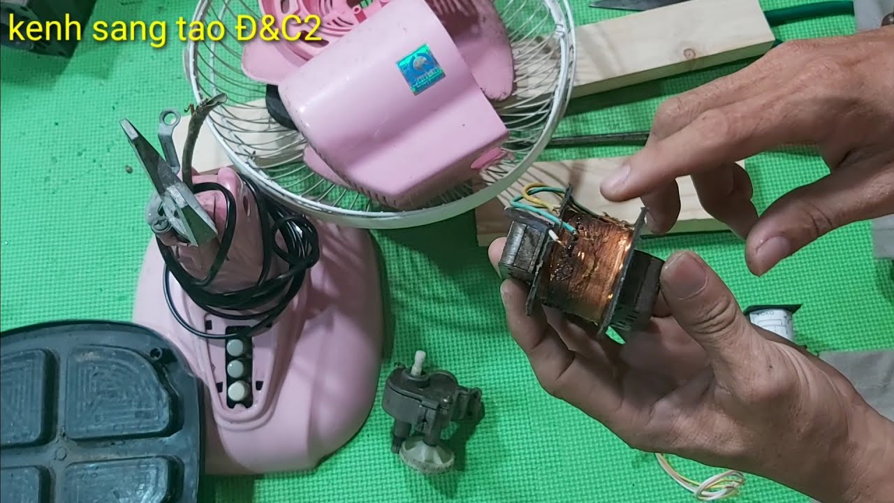 Cách thay cuồn điện quạt B2 cực dể ai cũng làm được