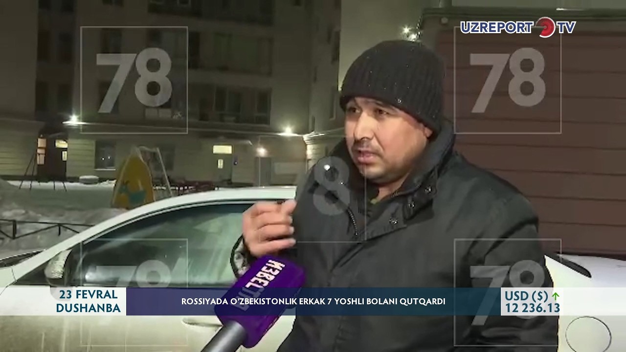 Rossiyada o‘zbekistonlik erkak 7 yoshli bolani qutqardi