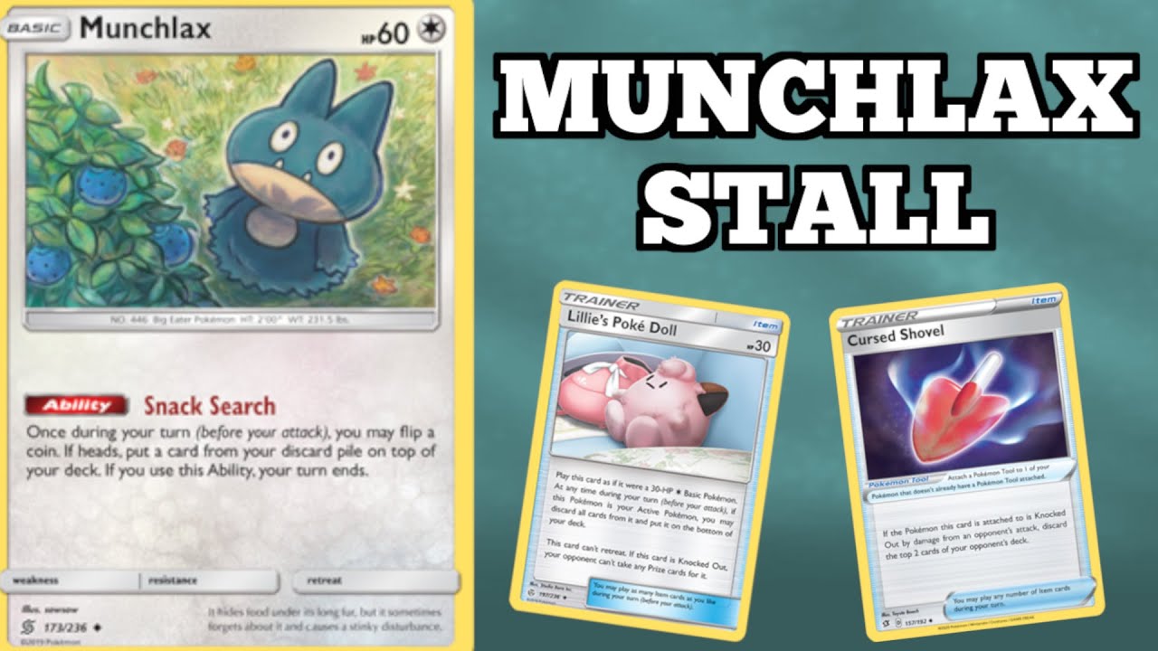 Munchlax is Such an Annoying Stall Deck!- PTCGO Expanded