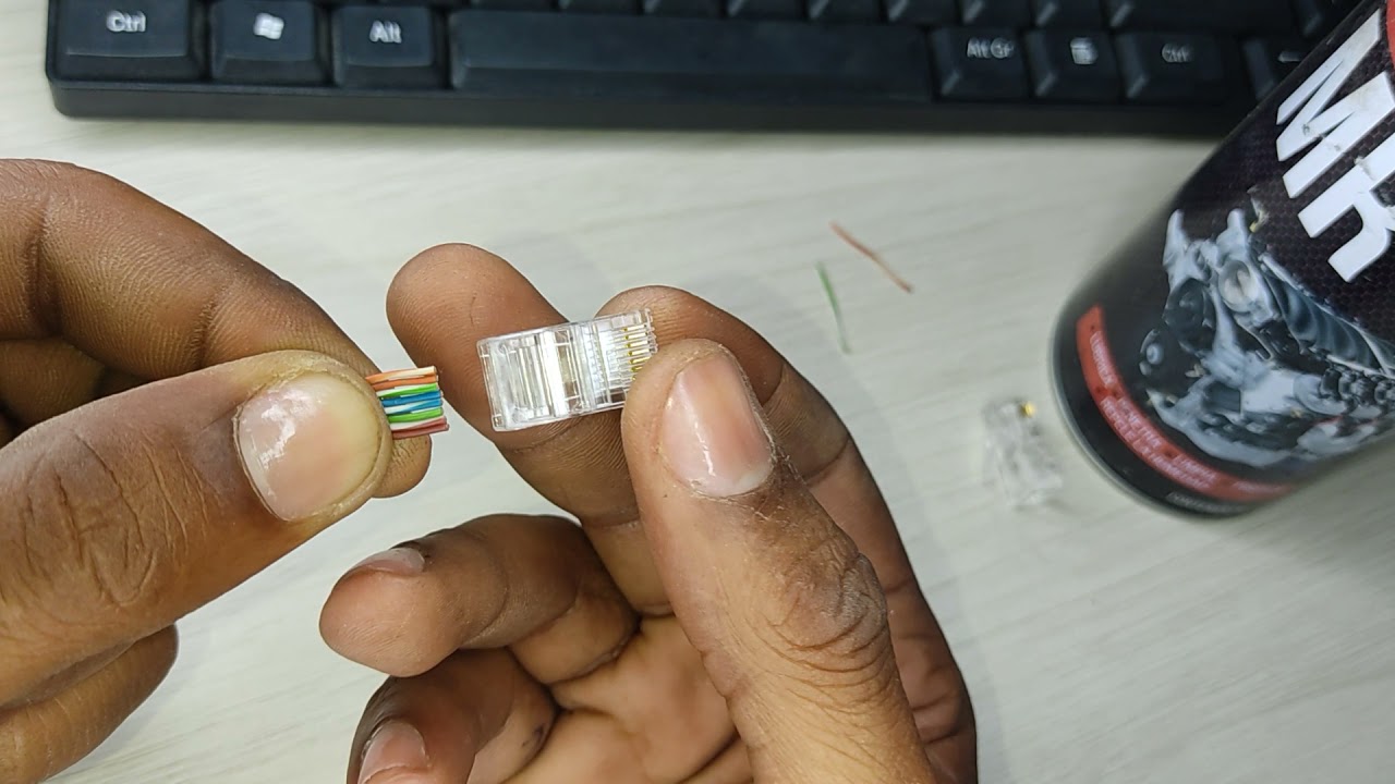 Cómo Ponchar Cable UTP. Norma TIA 568B. muy facil