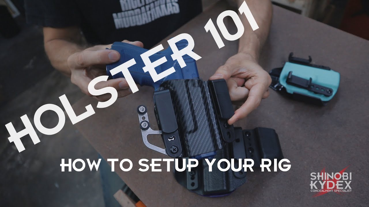 Holster101: How to setup your Shinobi Kydex holster