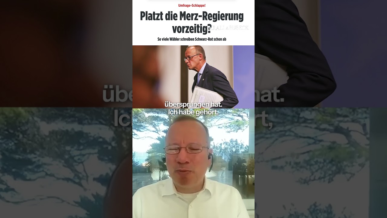 Platzt die Merz Regierung vorzeitig?! 🚨