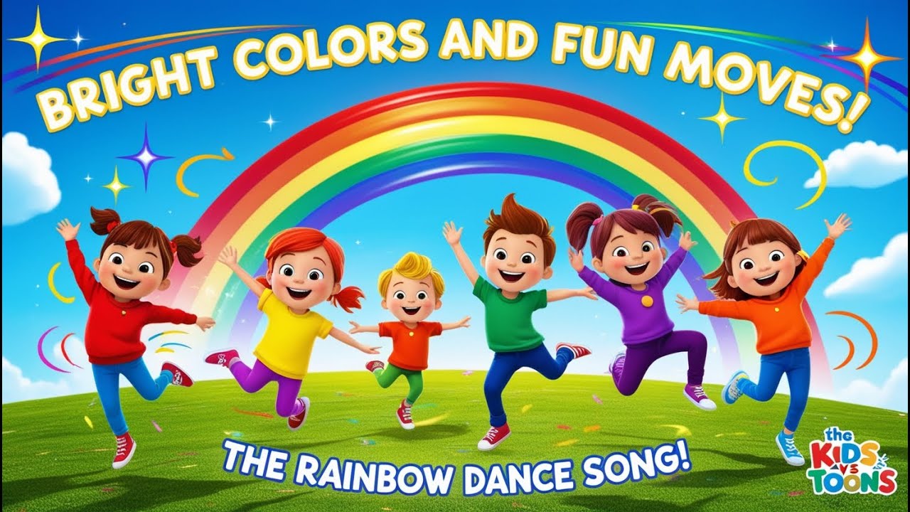 Bright Colors and Fun Moves: The Rainbow Dance Song!