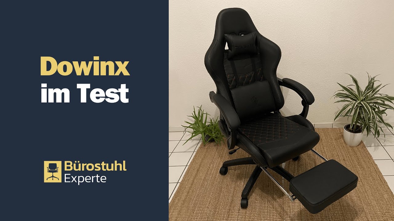 Dowinx: Gaming Stuhl im Test (10 % Rabattcode in Videobeschreibung)