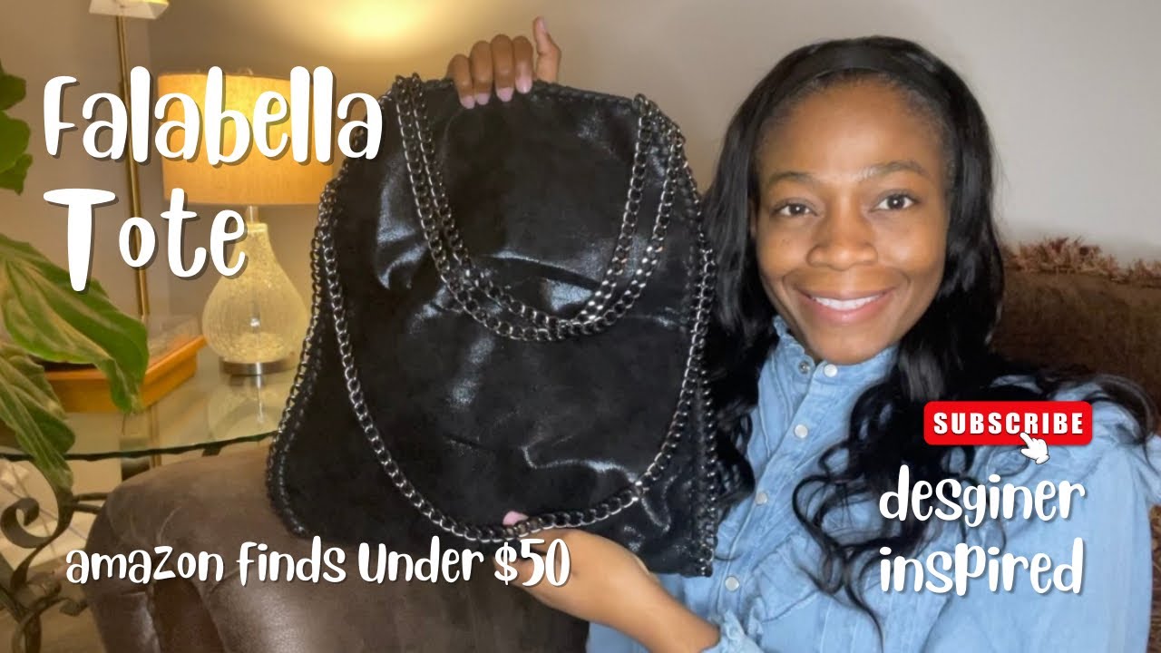 Stella McCartney tote |designer inspired finds under $50| #stellamccartney #amazonfinds #totebag