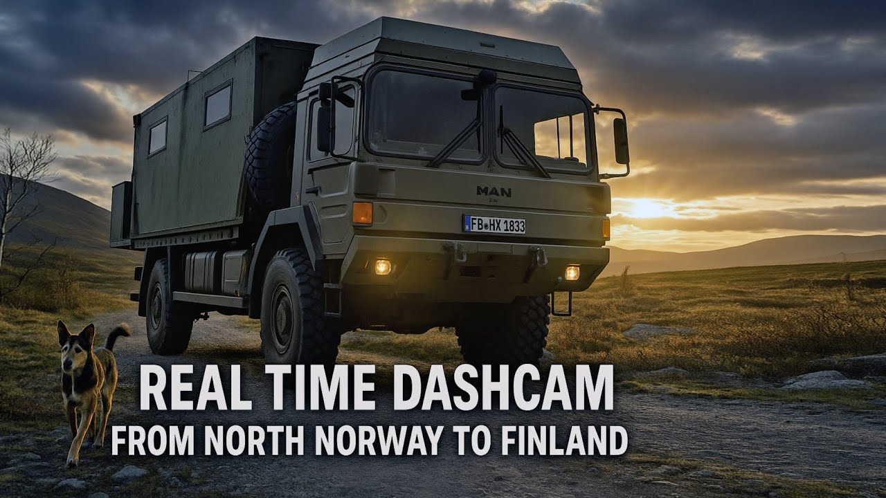 Arctic Roads Unfiltered: Real-Time HX60 Drive from Norway to Finland!