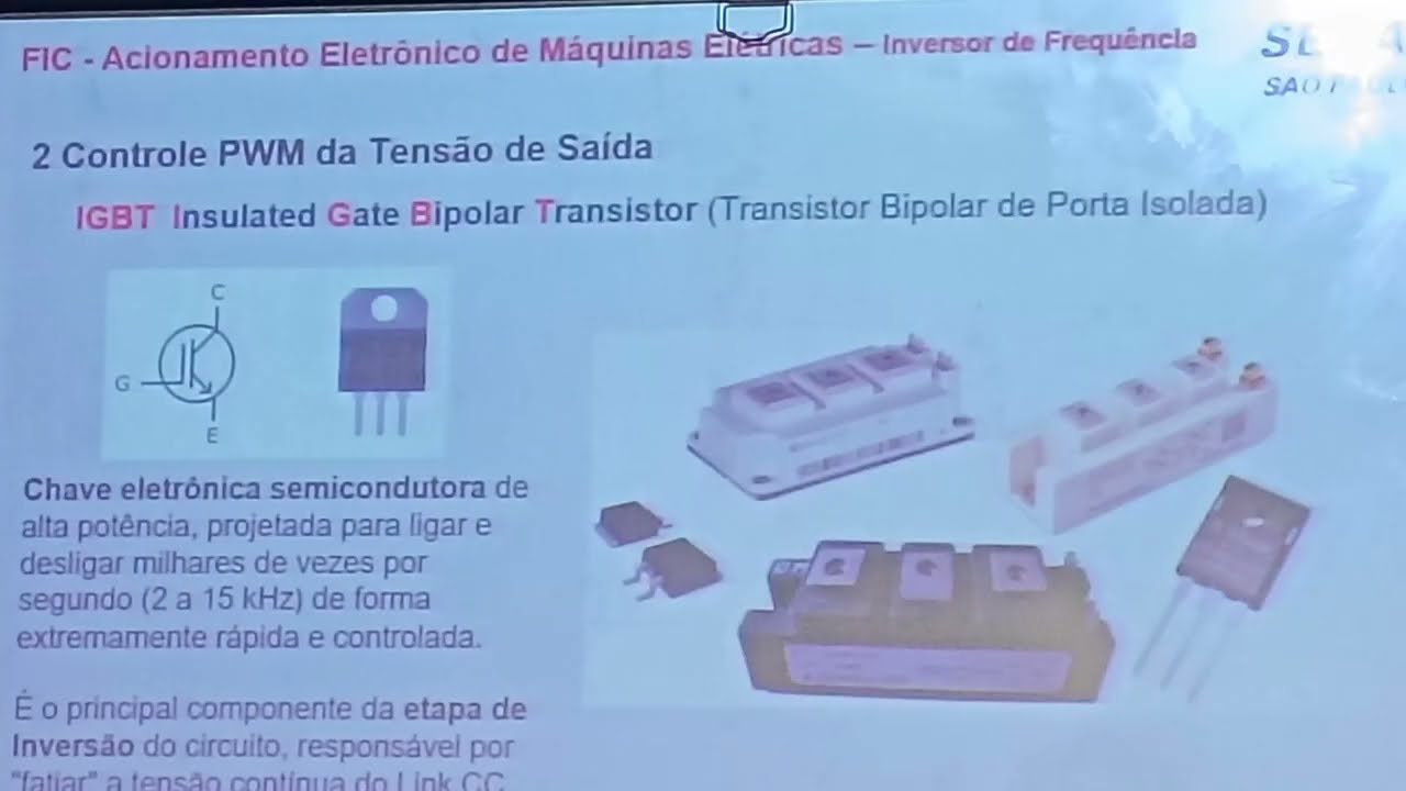 FIC - Acionamento Eletrônico de Máquinas Elétricas - Inversor de Frequência e Soft Starter!