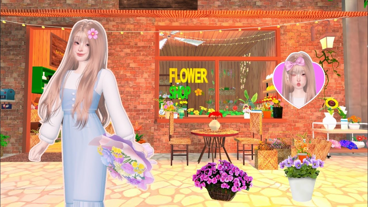 *＊✿❀ ZEPETO VLOG | a day in my life kerja di toko bunga ❀✿＊*