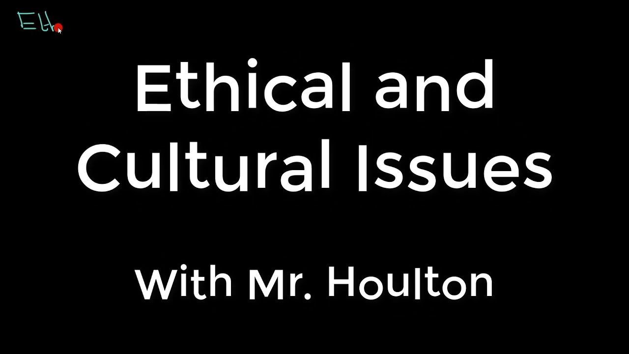 1.6.1 Ethical and Cultural Issues - Revise GCSE Computer Science