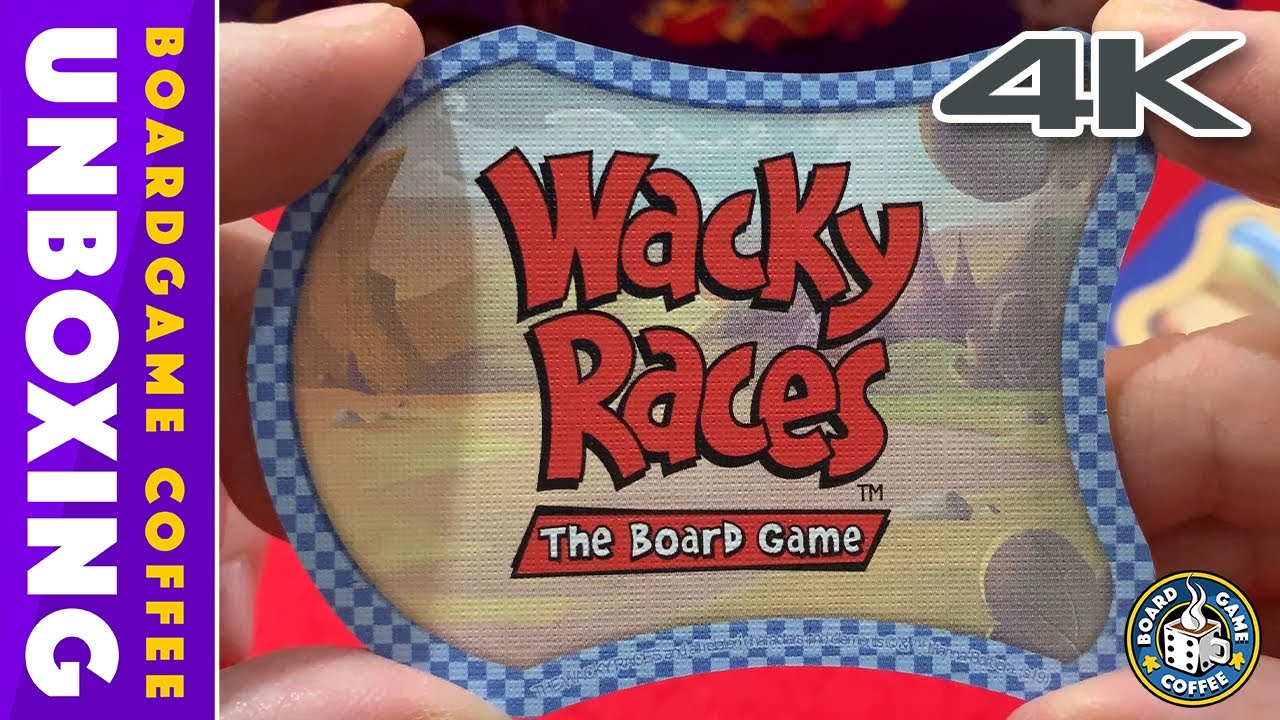 Wacky Races: The Board Game Deluxe Edition 4K Unboxing