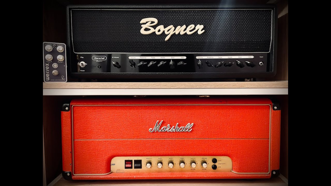 Marshall JMP 2204 vs Bogner Uberschall high gain comparison