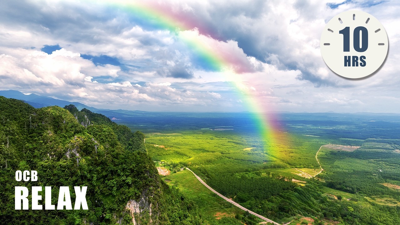 10 Hours Relaxing Sleep Music 🌈 Hidden World by Ocb Relax