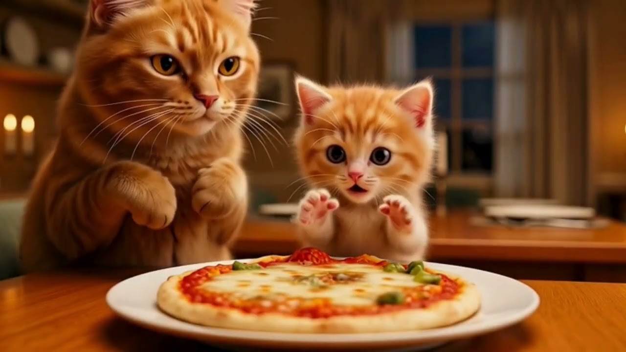 Mama Cat & Kitten 🐾 | Heartwarming Cat Family Stories