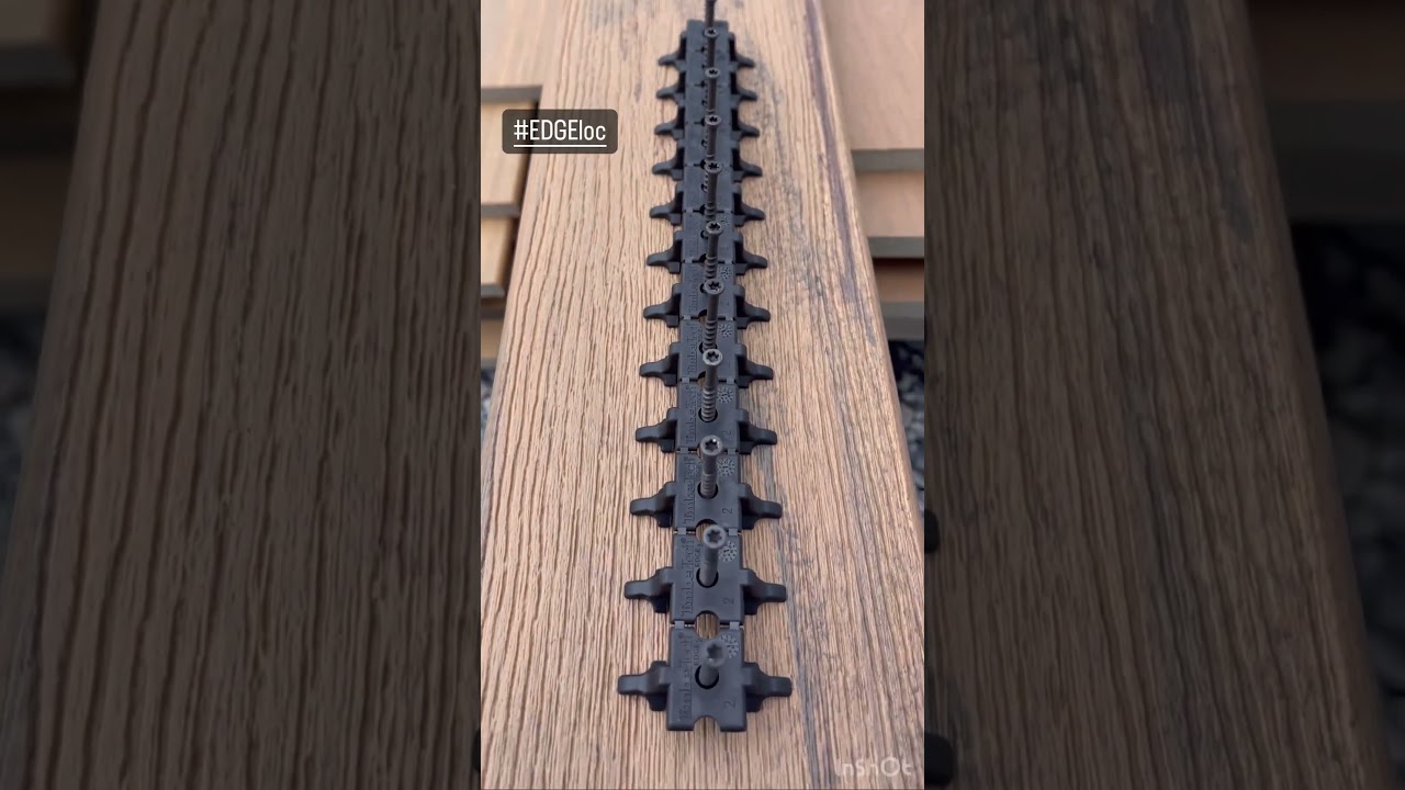 EDGELoc is the ideal hidden clip for fastening @timbertech boards!