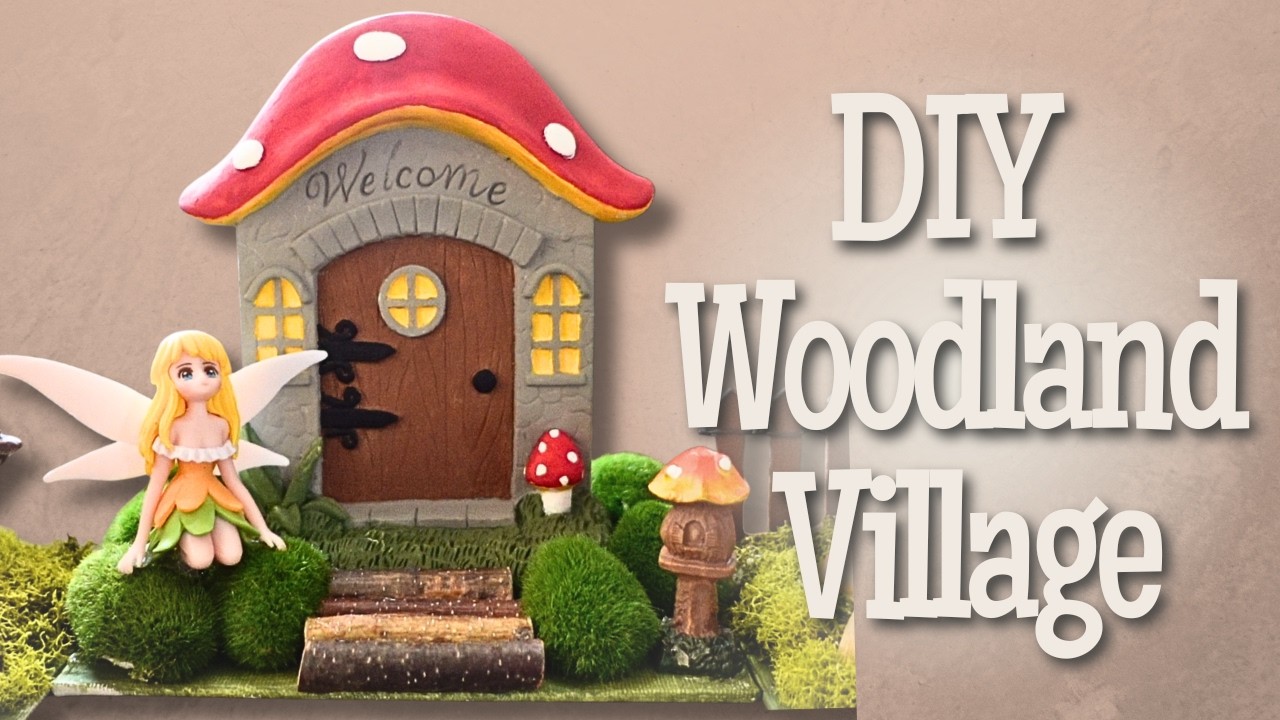 Dollar Tree Fairy Door Transformation | Whimsical Woodland Crafts