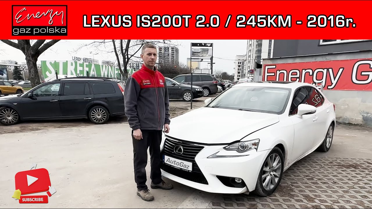 MONTAŻ LPG LEXUS IS200T 2.0 245KM BEZPOŚREDNI WTRYSKI 2016R NA GAZ BRC W ENERGY GAZ POLSKA