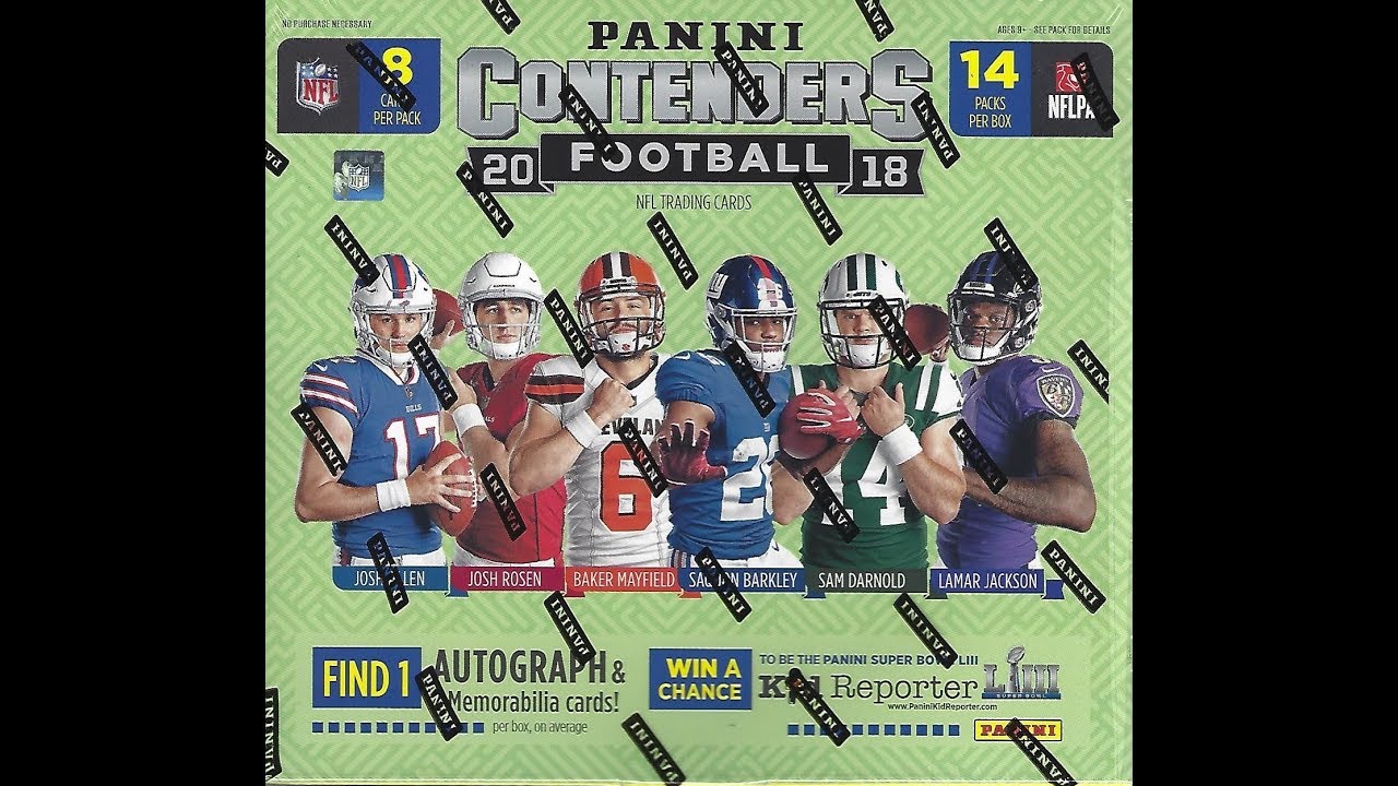 2018 Panini Contenders Football Mega Box Break / 3 Hits