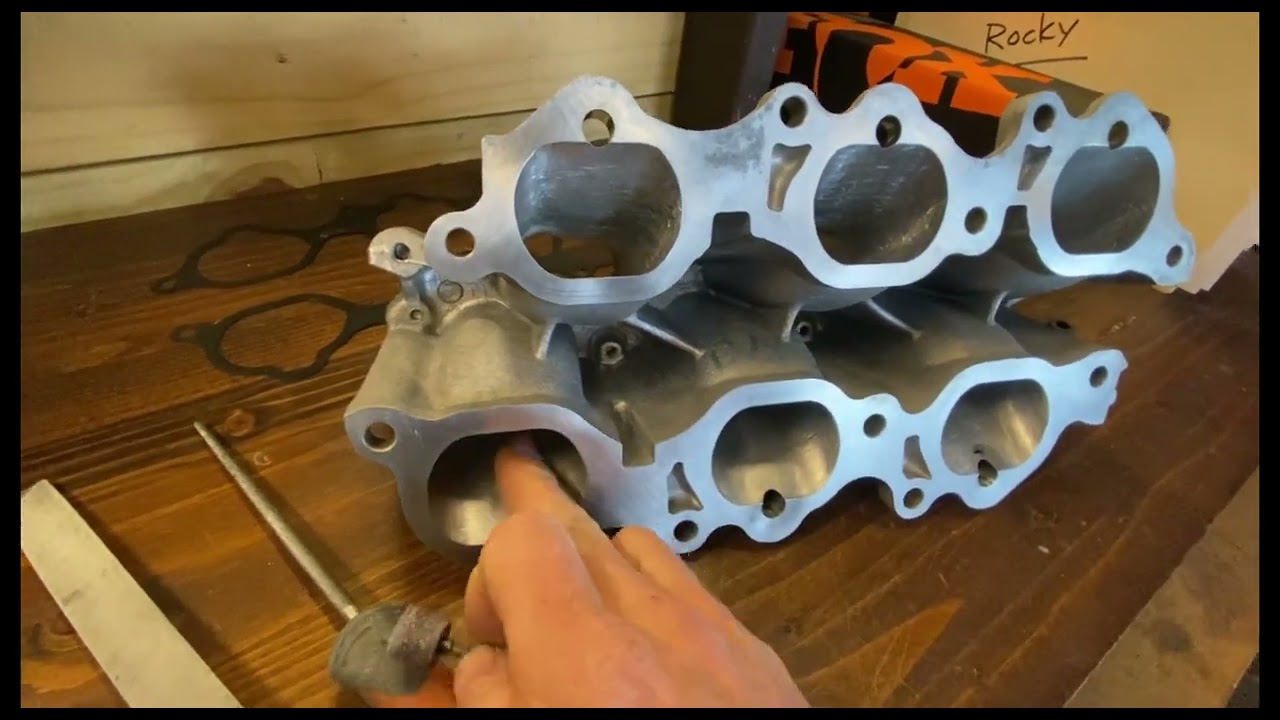 3.  Porting the 2gr-fe intake manifold