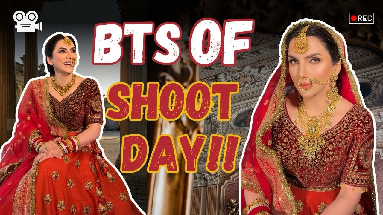 BTS Of Shoot Day 😍😍