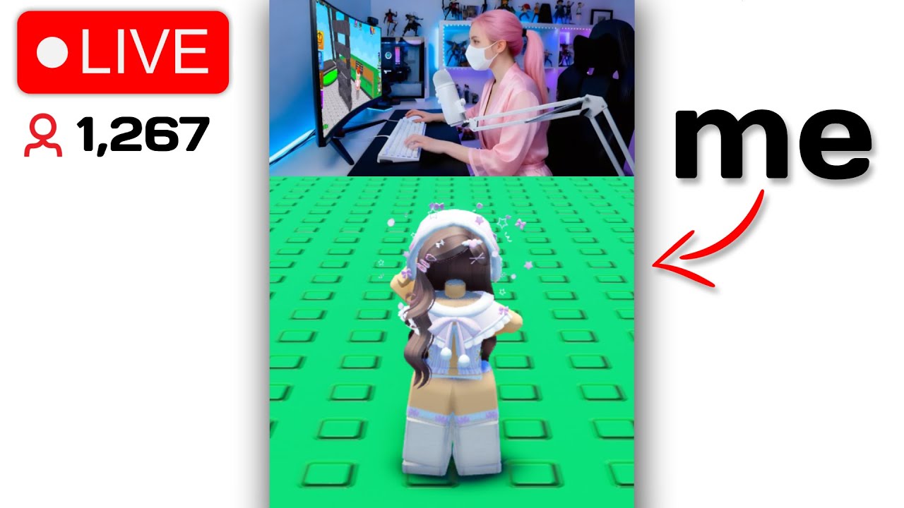 Я стал стримером Roblox Brainrot в прямом эфире.