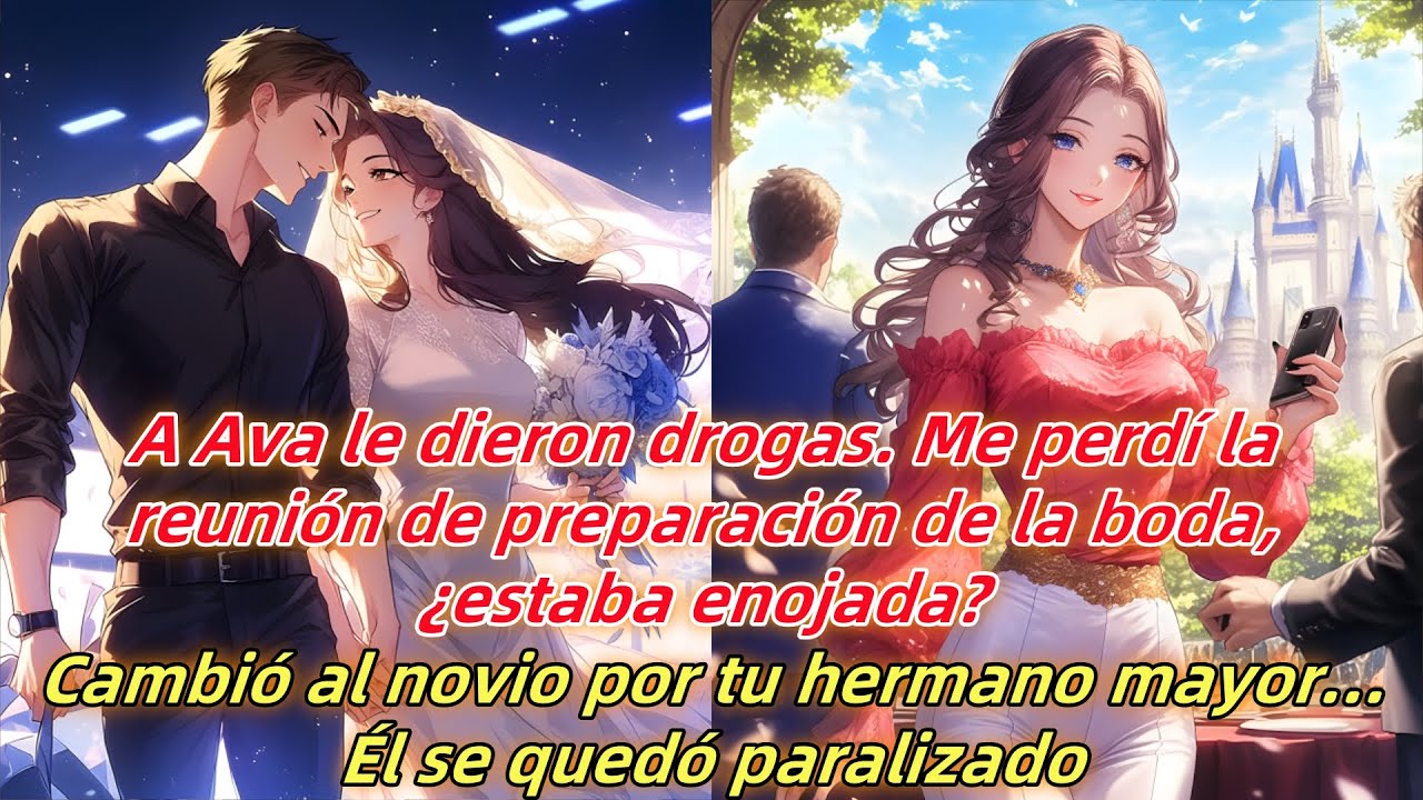 A Ava la drogaron. Me perdí la reunión de preparación de la boda.Cambió al novio por tu hermano...
