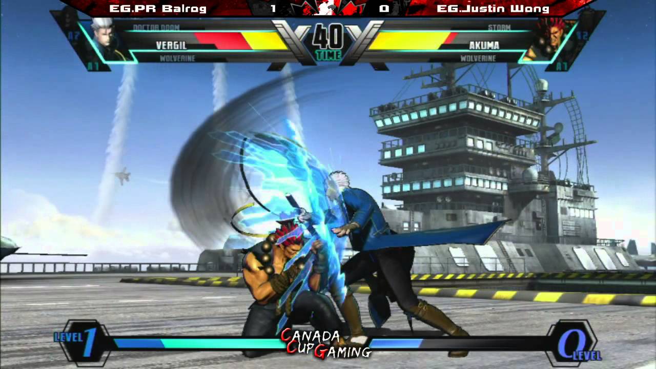 PR Balrog vs Justin Wong   Canada Cup Gaming 2012 UMVC3