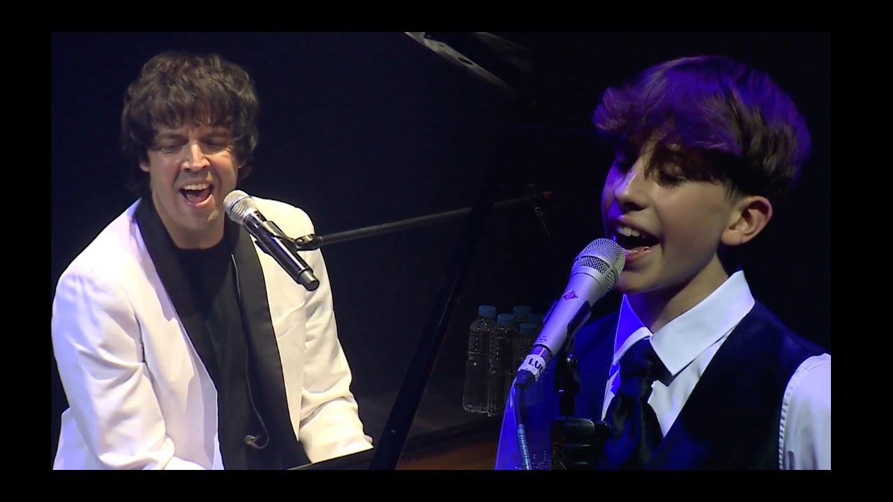 13-yr-old Luca Brugnoli sings 'When you believe/I believe ' with Steinway Artist Dominic Ferris