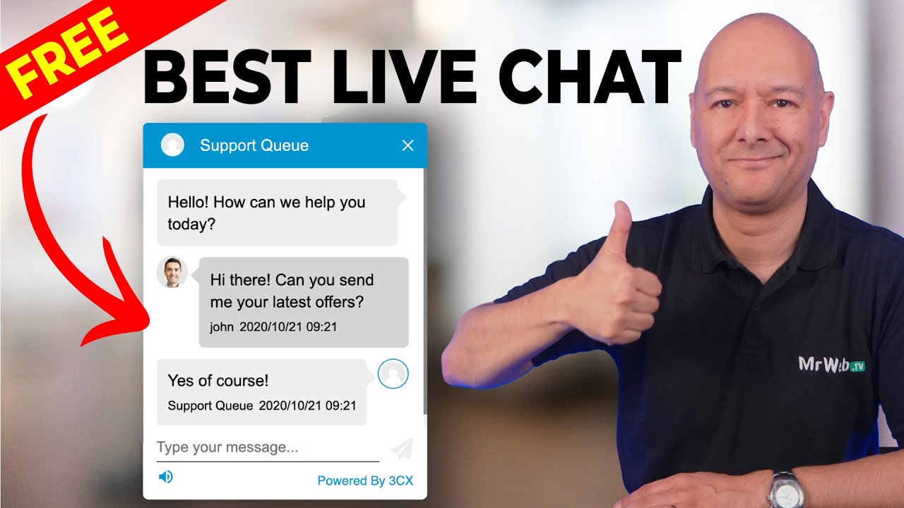How to Add FREE Live Chat for Your Website | 3CX Live Chat - Easy tutorial (2023)