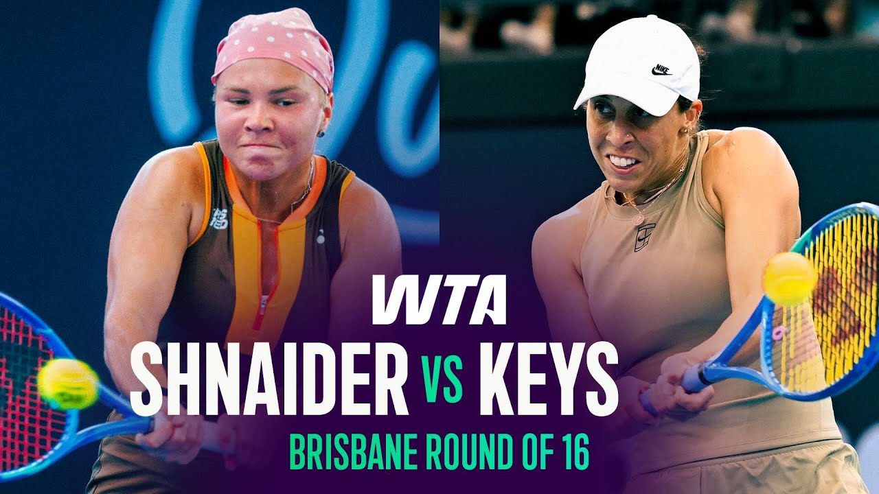 Diana Shnaider vs. Madison Keys | 2026 Brisbane Round of 16 | WTA Match Highlights