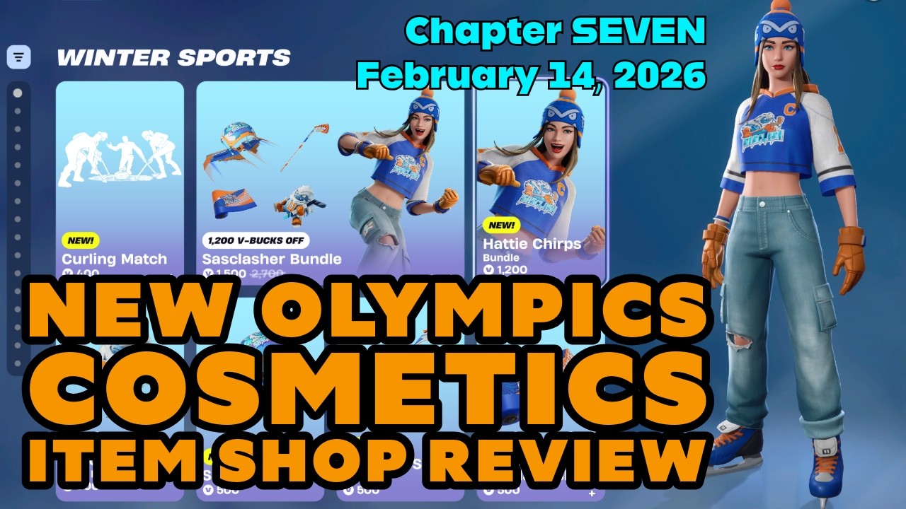New Skin, Emotes, etc. in Today's Current Fortnite Item Shop Review, 02/14/26 - AdorahTheExplora