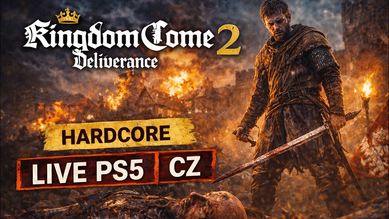 KINGDOM COME DELIVARANCE 2|live cz PS5|
