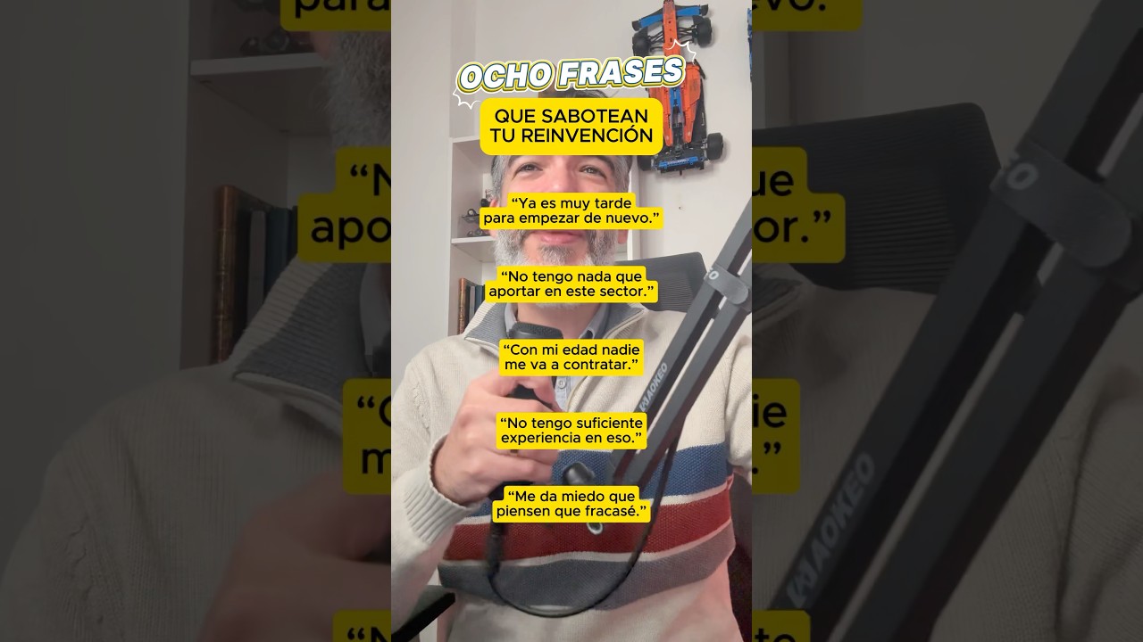 Ocho FRASES que SABOTEAN TU REINVENCI&Oacute;N #shorts