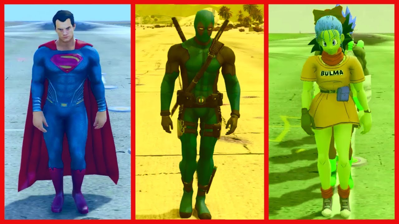 Marvel vs DC Final War | GTA 5 Superhero Fight #135
