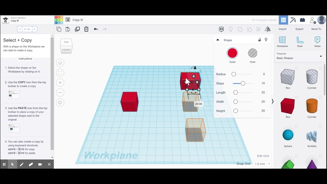 Copy It! | Tinkercad