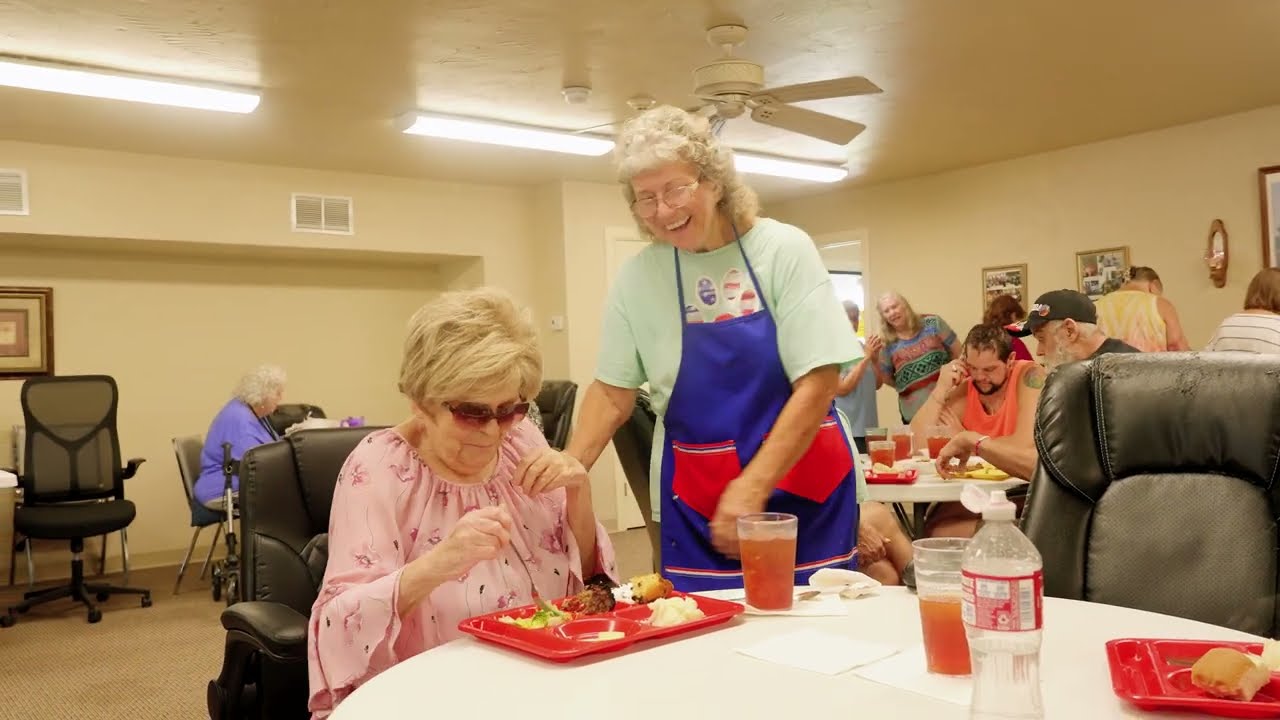 Glenpool Gives Back - Diane Taylor with Senior Citizens Building