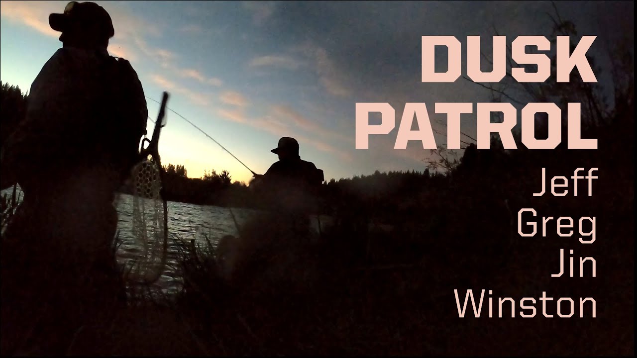 Dry flies at dusk on our Euro nymph rigs