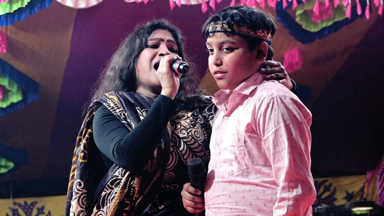 সহজ সরল শিশু স্বামী রহিমকে নিয়ে নদীর ঘাটে রূপবার । নদীতে না যাইওরে বন্ধু নদীতে না যাইও ।Rupban Jatra