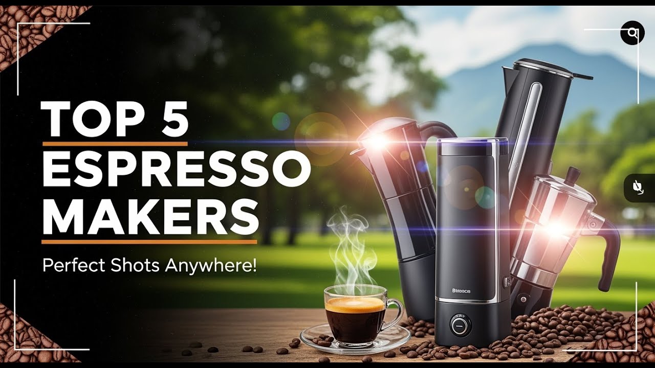 TOP 5 Best Portable Espresso Maker And Coffee Machines 2026