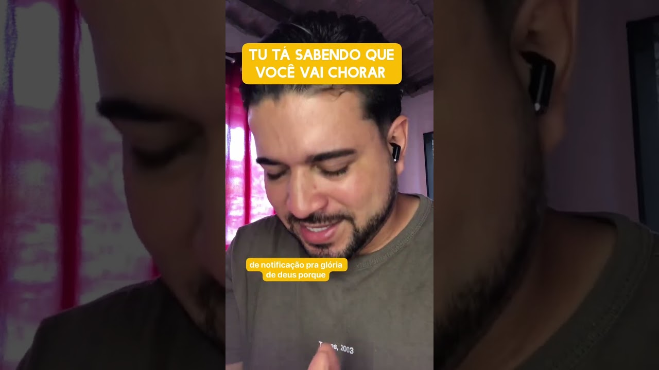 Tu tá sabendo que você vai chorar 