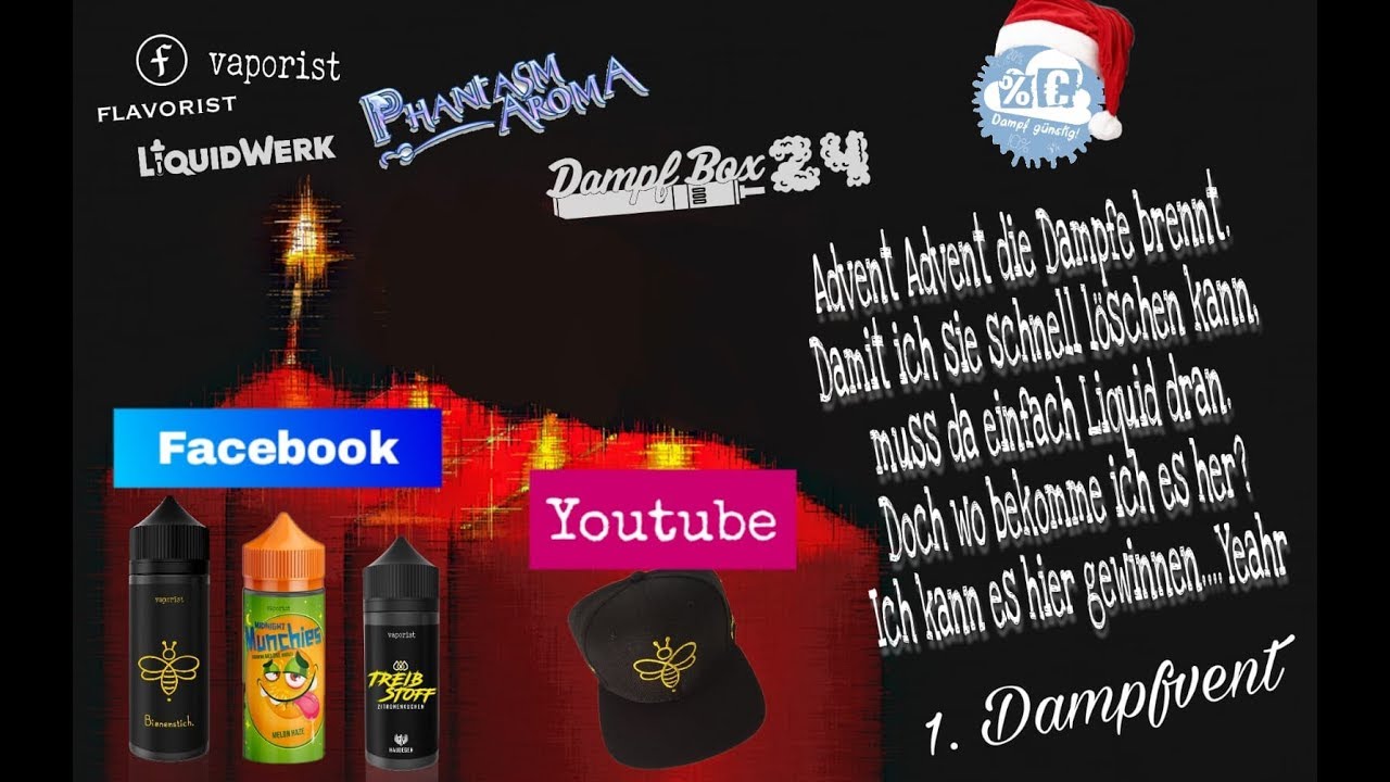 Giveaway 🎄 Dampfvent - Vaporist Bienenstich Cap