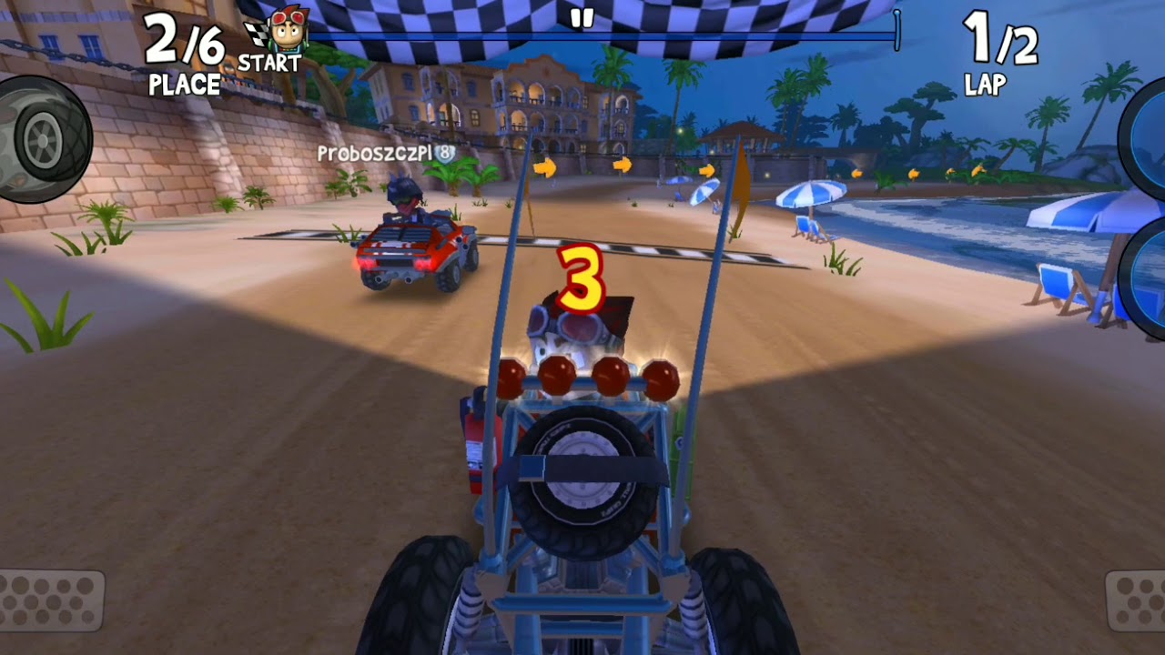 Beach Buggy racing 2 | #BBR2 |TOO MANY BIGBANG FIREBALLS IN A SINGLE RACE | FUNNY GAMEPLAY #1